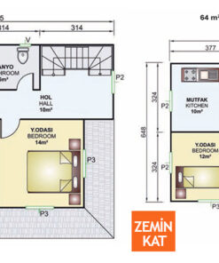 Alternative view of Kayseri Prefabrik 141 mt