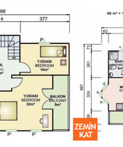 Alternative view of Kayseri Prefabrik 155 mt