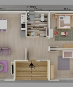 Alternative view of Kayseri Anahtar Teslim Prefabrik 73 mt