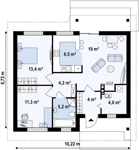 Kayseri Çelik Ev 90mt - Görsel 2